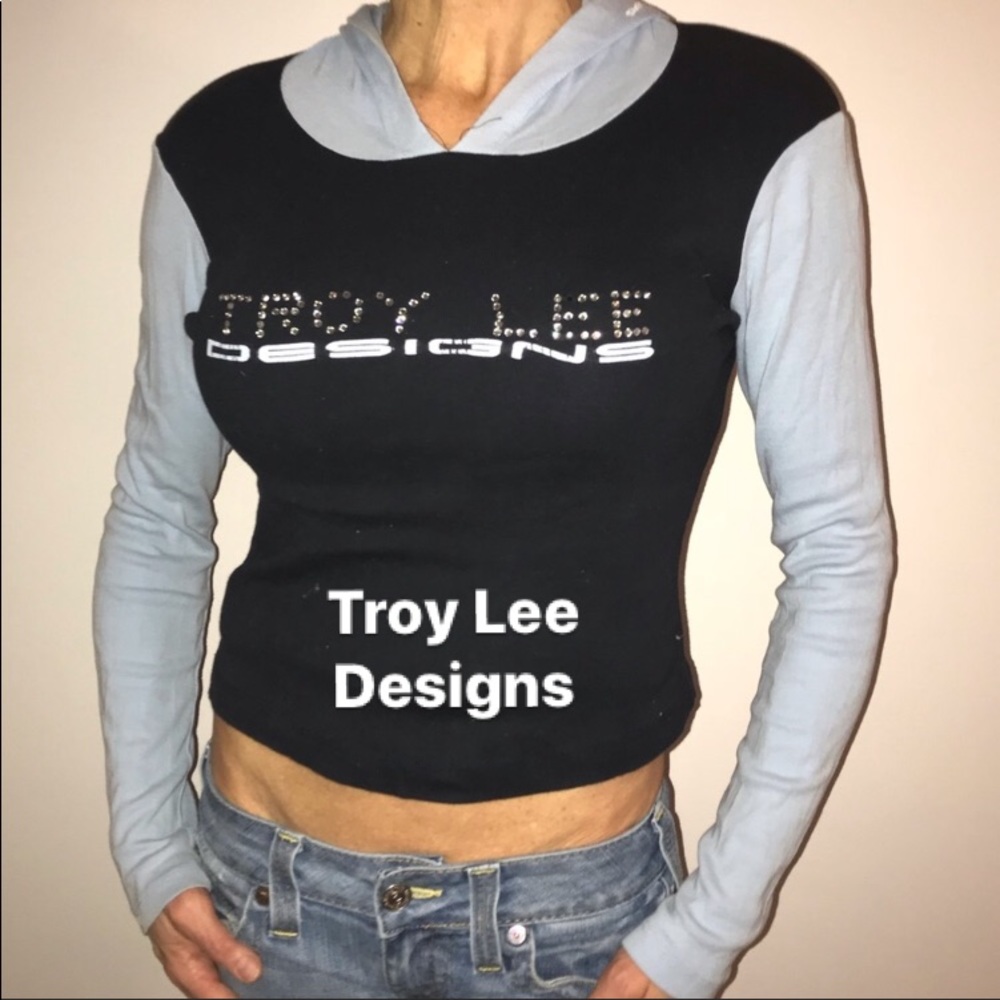 Troy Lee Hooded Longsleeved T-Shirt - image 1